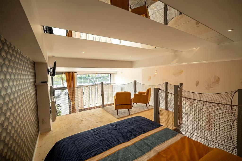 サン・バレリ・アン・コーLoft De Luxe Le Chic, Grand Jacuzzi, Vue Port De Plaisanceアパートメント エクステリア 写真
