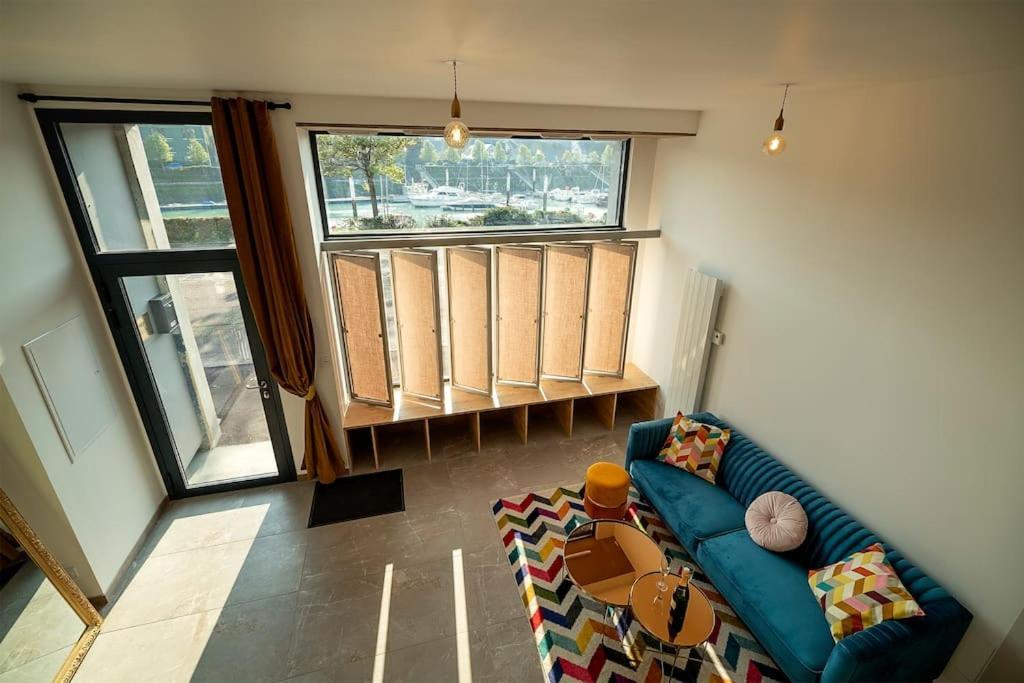 サン・バレリ・アン・コーLoft De Luxe Le Chic, Grand Jacuzzi, Vue Port De Plaisanceアパートメント エクステリア 写真